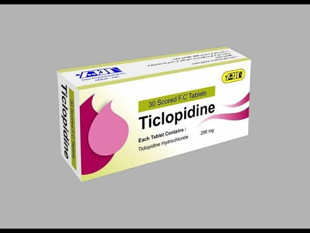 <ul><li><p><strong>MoA:</strong> <mark data-color="#bcff00" style="background-color: rgb(188, 255, 0); color: inherit;">Irreversible P2Y₁₂ antagonist (prodrug → CYP activation → covalent disulfide bond)</mark></p></li><li><p><strong>Use:</strong></p><ul><li><p>Prevent stroke/TIA</p></li><li><p>Adjunct with aspirin after stent placement</p></li></ul></li><li><p><strong>AEs:</strong></p><ul><li><p><strong>TTP</strong>, aplastic anemia, neutropenia, thrombocytopenia, bleeding</p></li></ul></li><li><p><strong>Notes:</strong> Replaced by clopidogrel </p></li></ul><p></p>