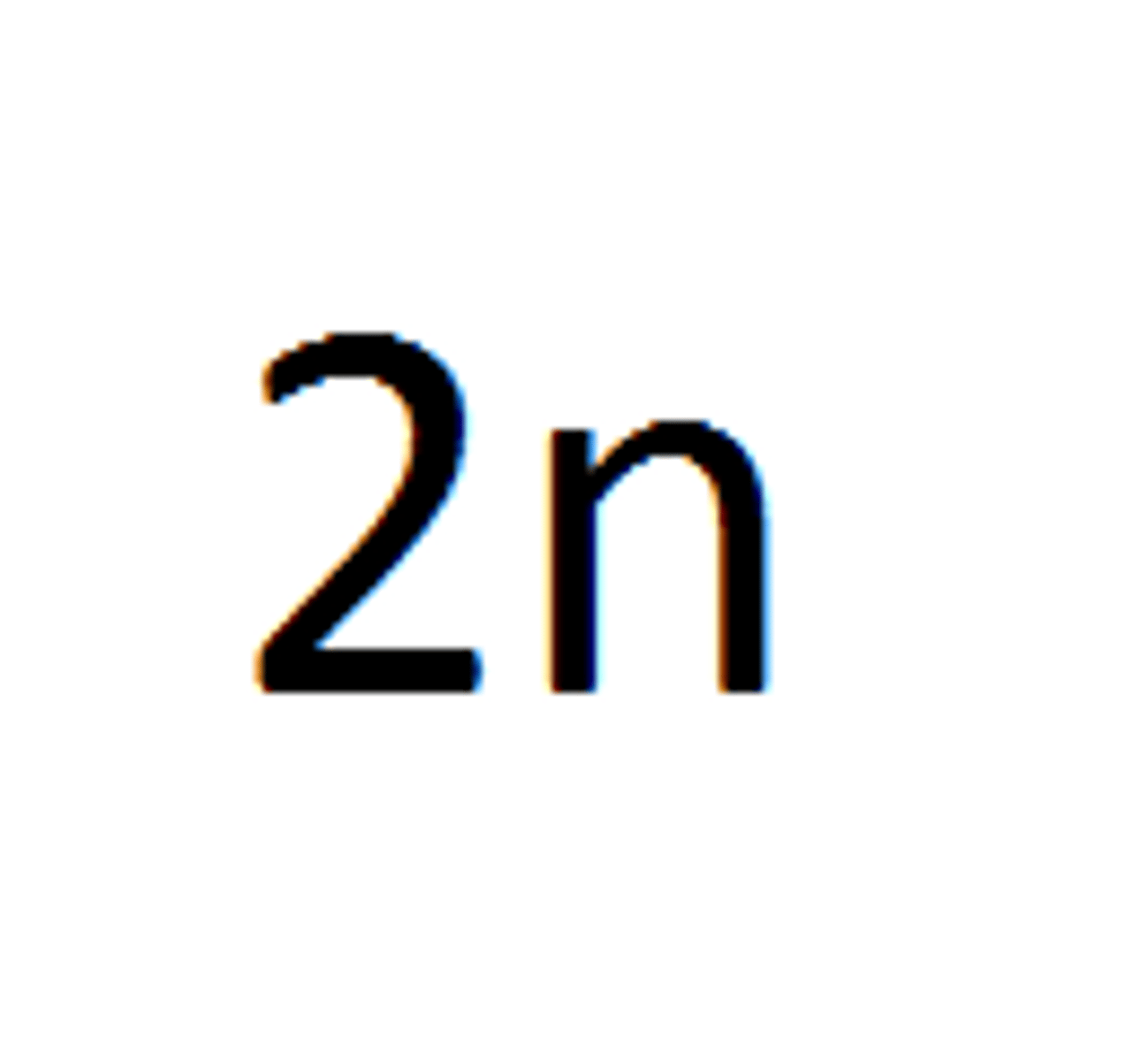<p>A cell containing two full sets of chromosomes 2n=46. (autosomal cell)</p>