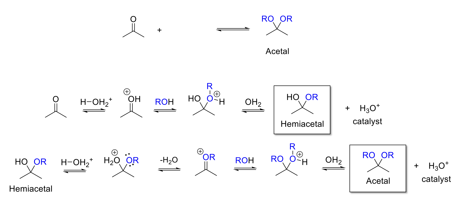 <p>Acetal Formation</p>