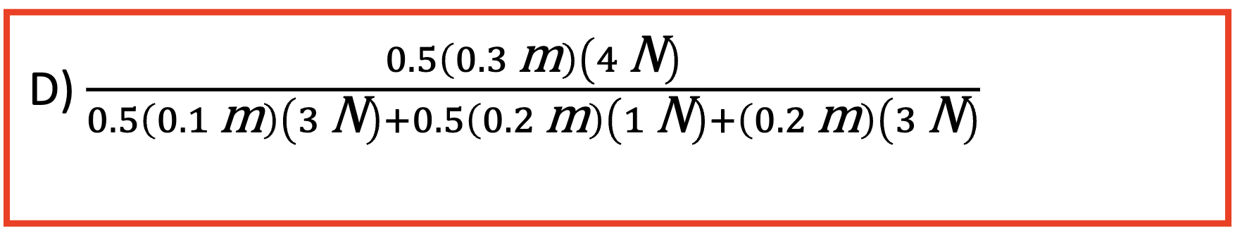 <p>Find the area under the force out curve (work out)</p><p>Find the area under the force in curve (work in)</p><p>Divide work out by work in…</p>