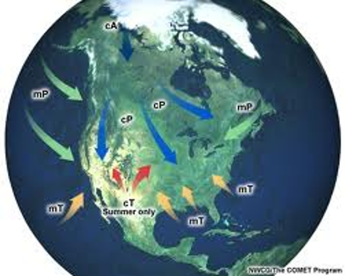 <p>A warm air mass that forms in the tropics and has low air pressure</p>