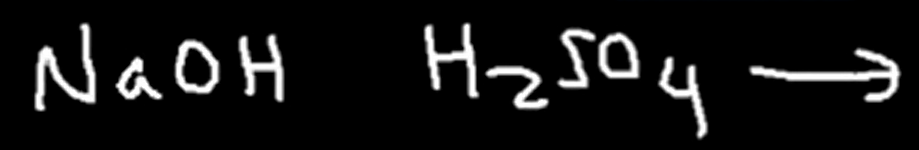 <p>Write the reactants like R + R —&gt; ?</p>