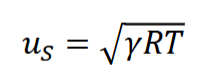 <p>Sonic velocity is the maximum speed a pressure change can propagate through a compressible fluid which is given by u<sub>s</sub>= ( <span>𝛾𝑅𝑇 )<sup>0.5 </sup>where 𝛾 is the specific heat ratio, R is the specific gas constant, and T is the absolute temperature. </span>𝛾 = C<sub>p </sub>/ C<sub>v </sub>. Mach number is the ratio of the speed of a fluid and the sonic velocity of the same fluid, M = u/u<sub>s</sub> where u is the velocity of the fluid and u<sub>s</sub> is the sonic velocity.</p>