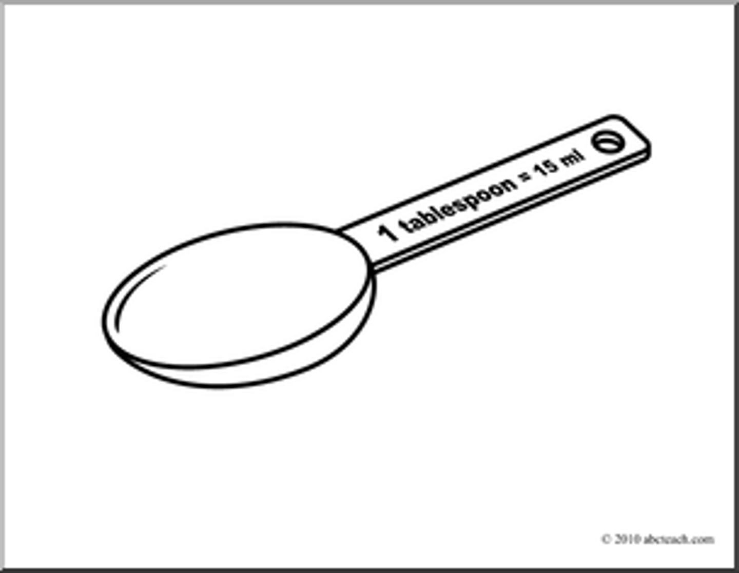 <p>tablespoon (measurement)</p>