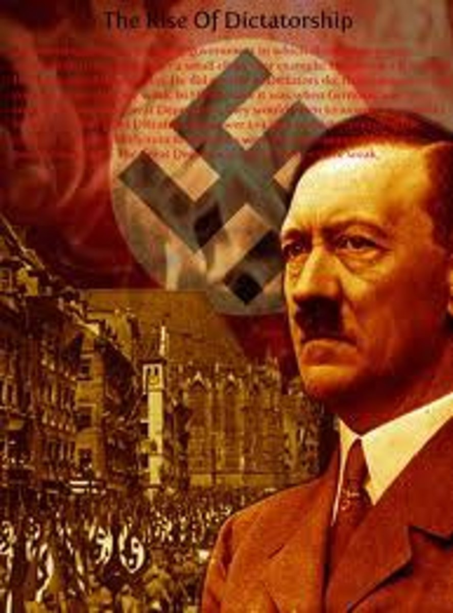 <p>A government in which one leader or group of people holds absolute power.</p><p>○One holds all AUTHORITY○</p><p>EX: Russian Federation, Nazi Germany</p>
