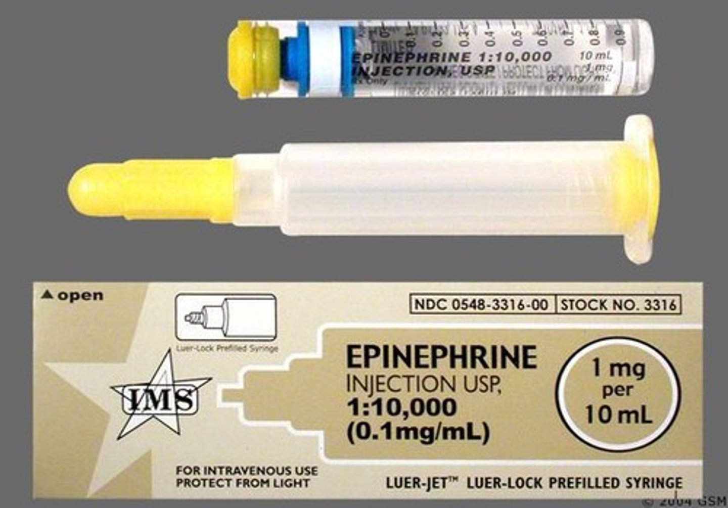 <p>A medication used in resuscitation, administered at a concentration of 1:10,000.</p>