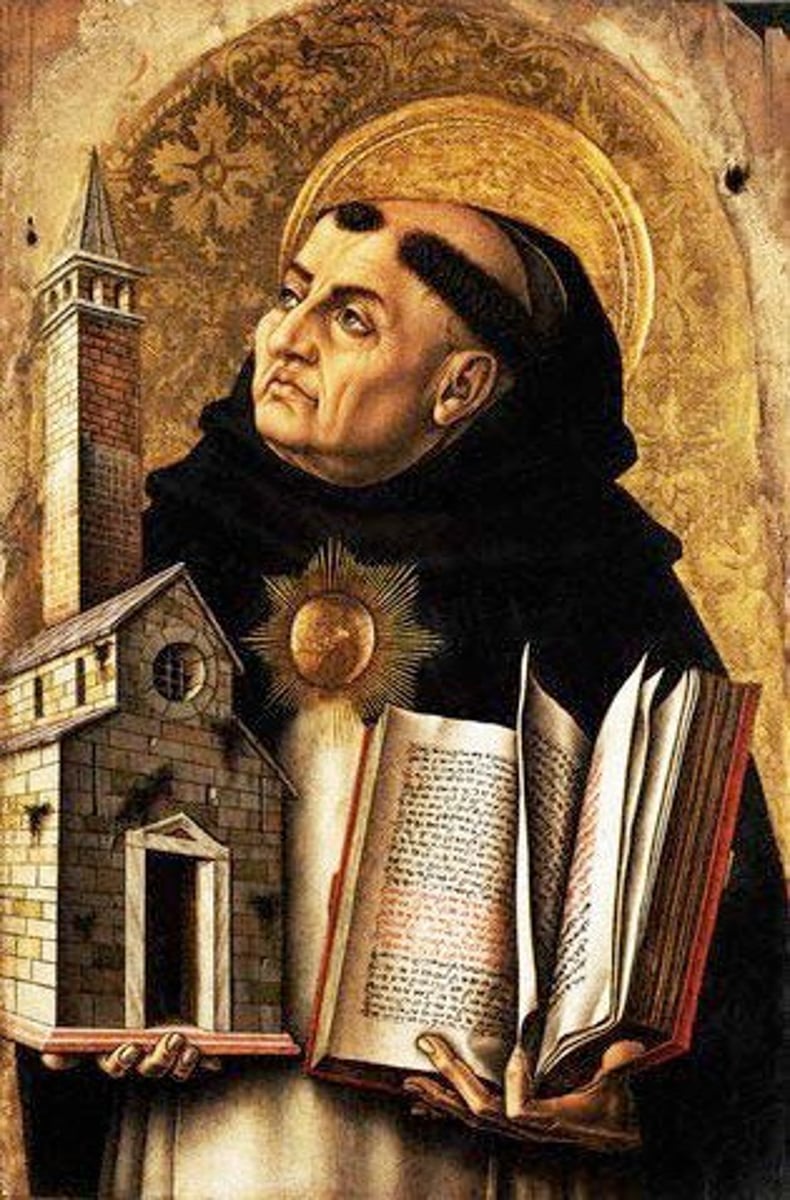 <p>(Roman Catholic Church) Italian theologian and Doctor of the Church who is remembered for his attempt to reconcile faith and reason in a comprehensive theology</p>