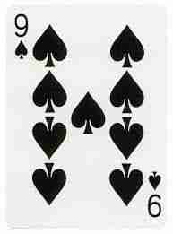 <p>9 of spades</p>