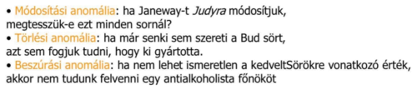 <p>Mit jelentenek az anomáliák?</p>