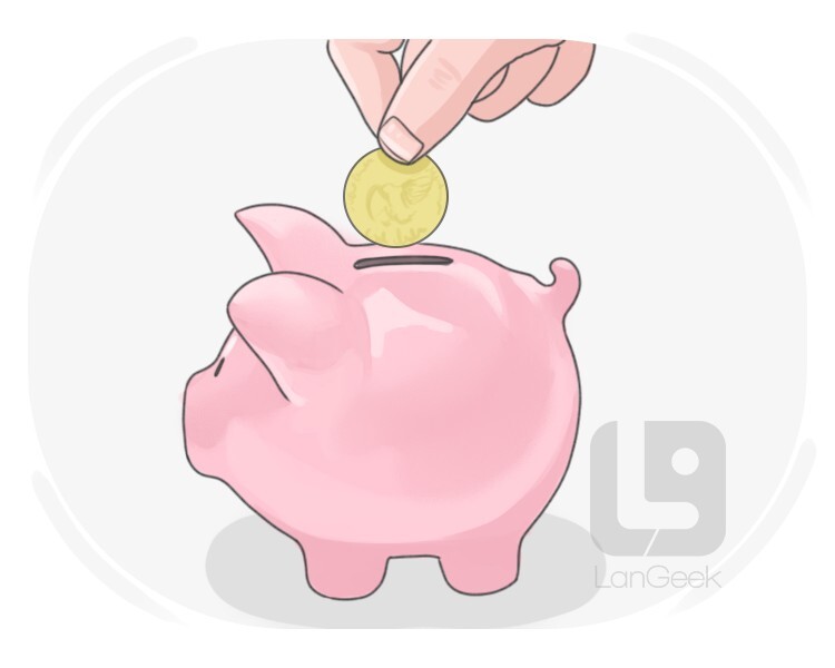 <p>to save up money</p>