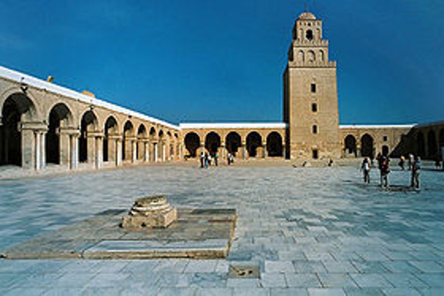 <p>Courtyard of a mosque.</p>