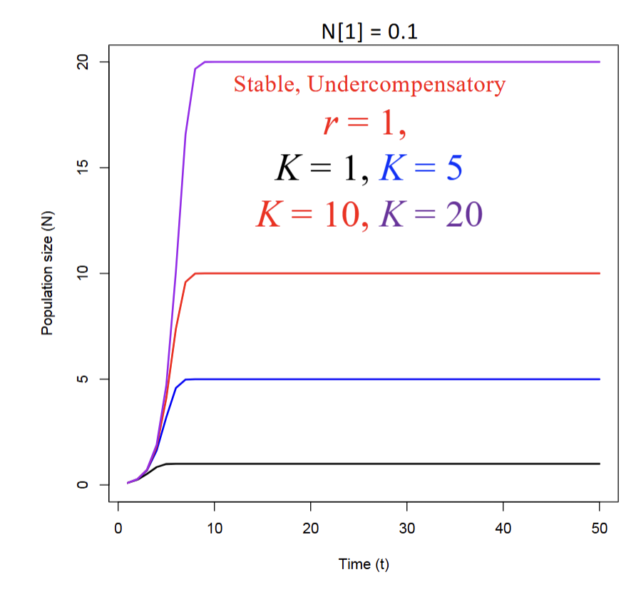 <p>Increases transient phase</p><p>-If K gets bigger=bigger transient phase</p>