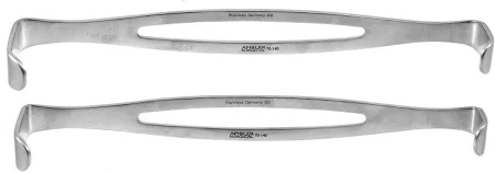 <p>Double-ended, smooth blade used to retract skin, fat, and muscle.</p>