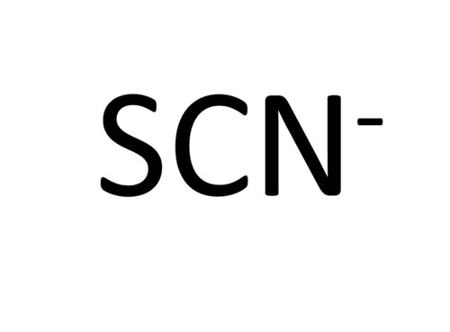 <p>SCN- -1 Charge</p>