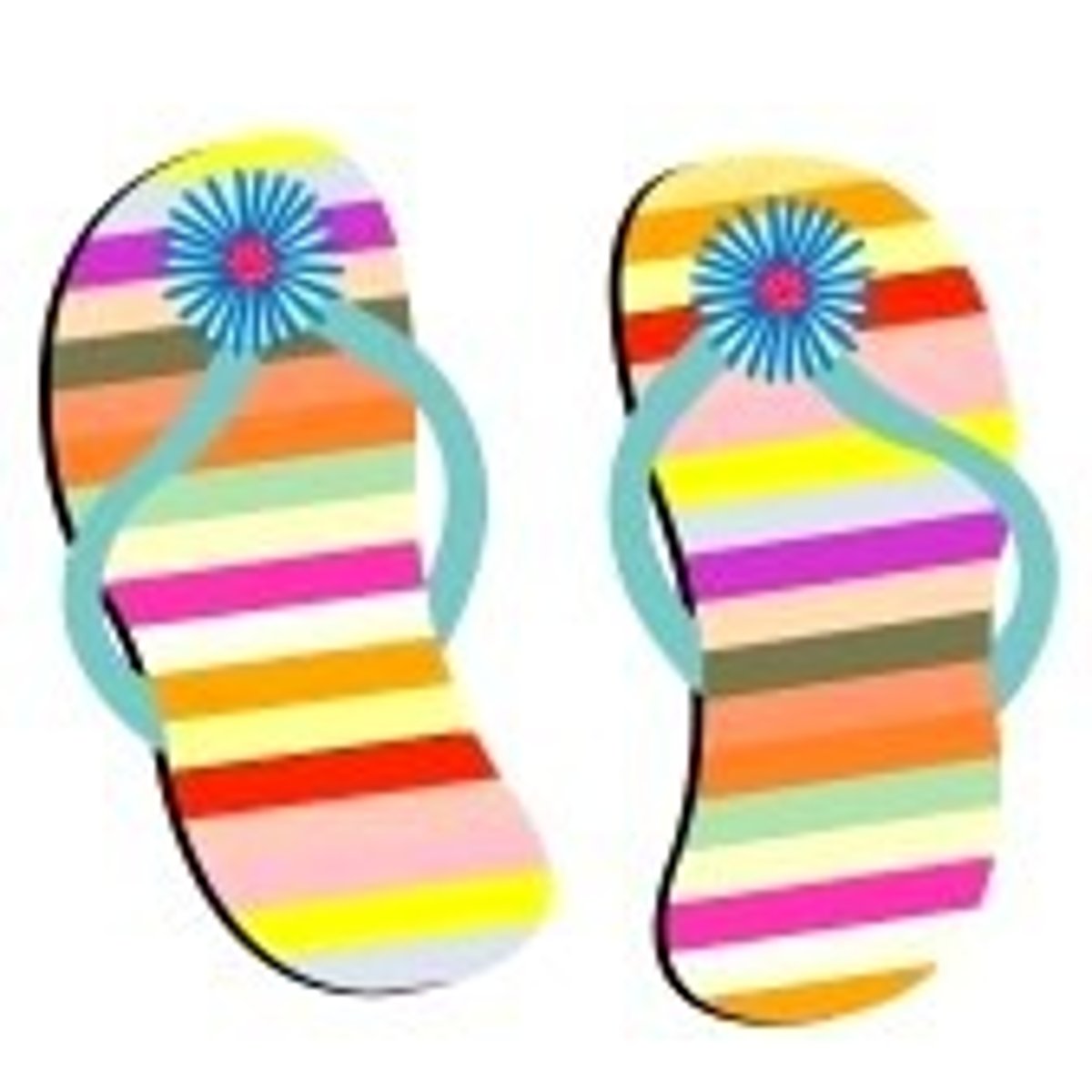 <p>des tongs (f)</p>