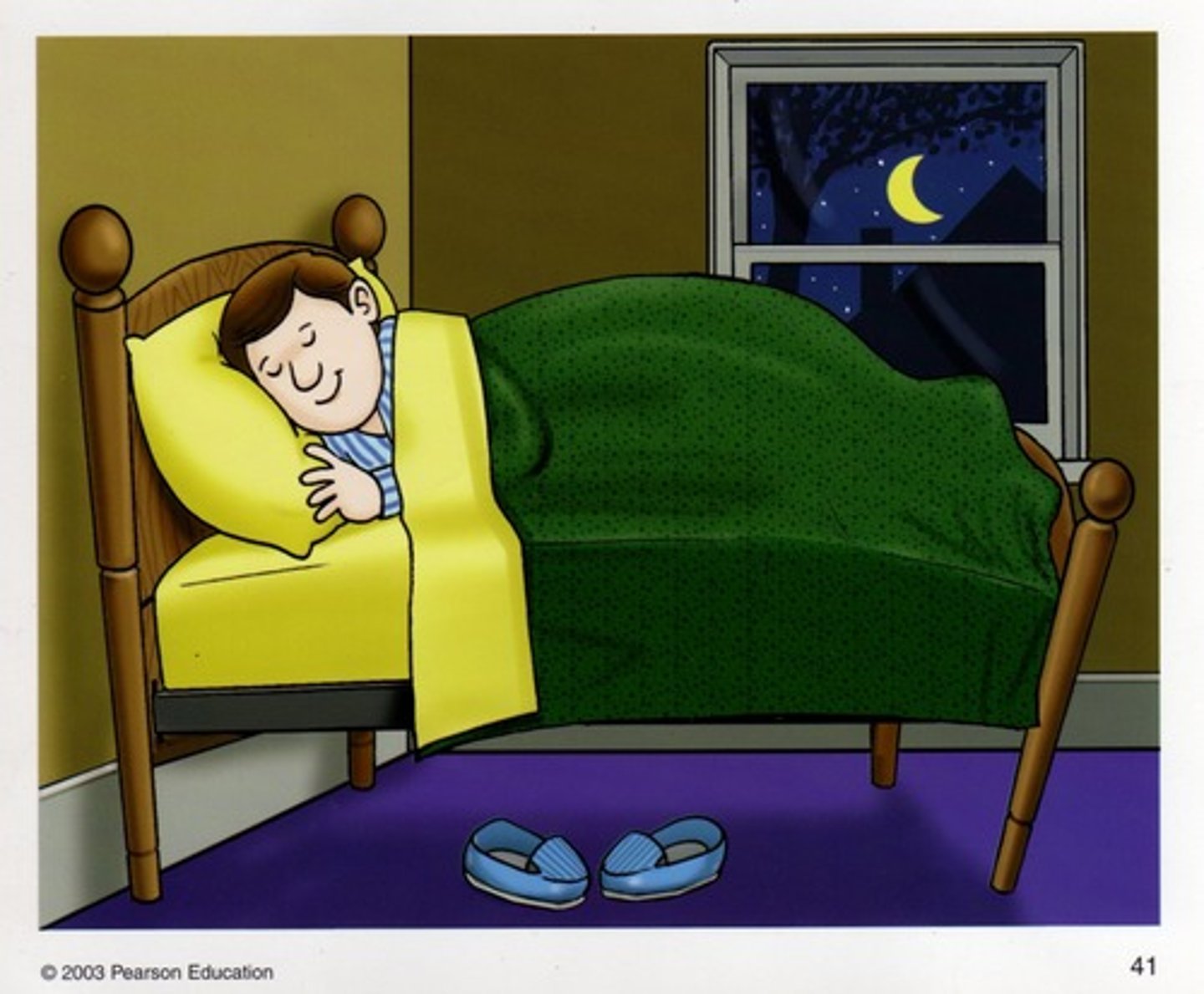 <p>to sleep, to go to bed, to lie down</p>