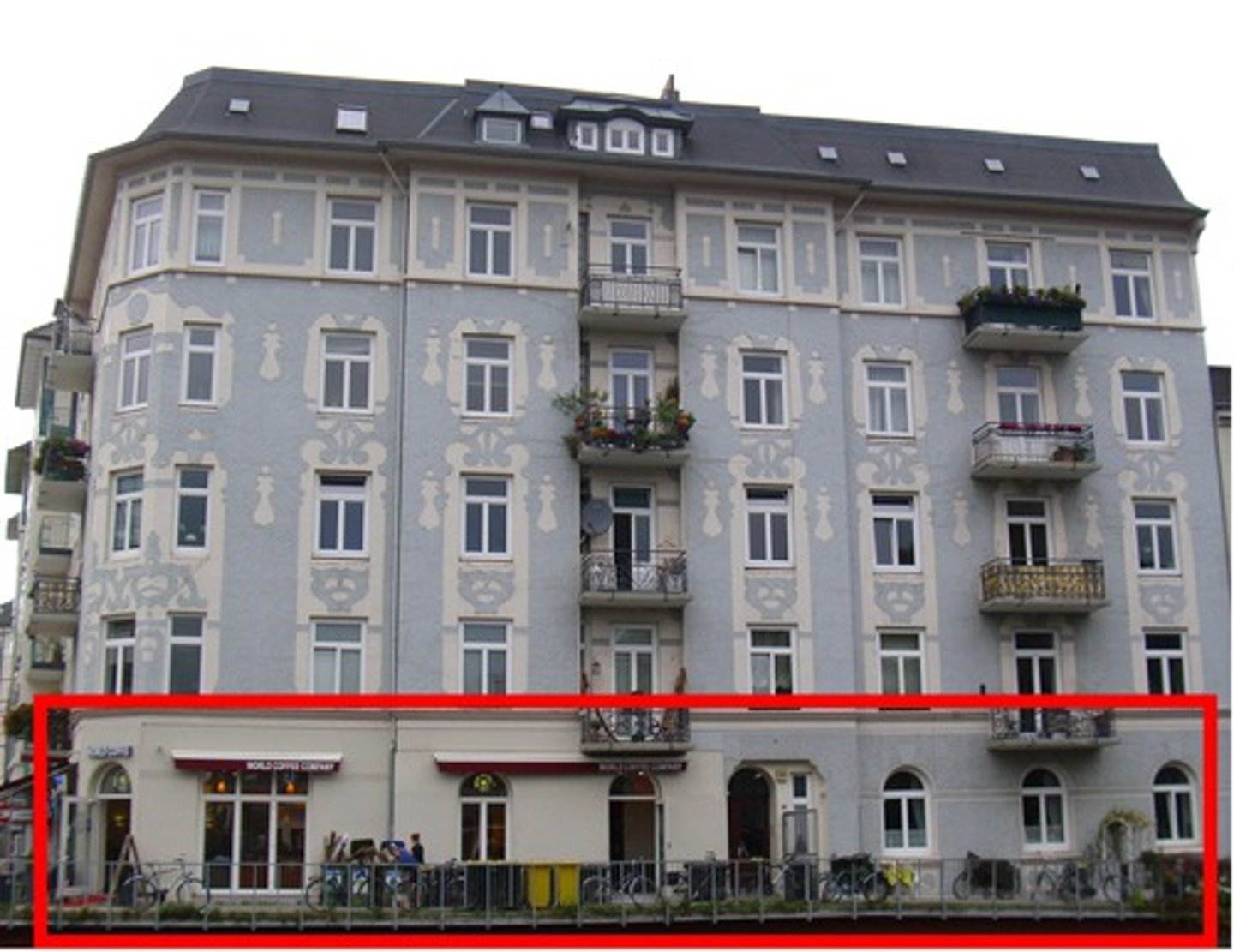 <p>ground floor, first floor</p>