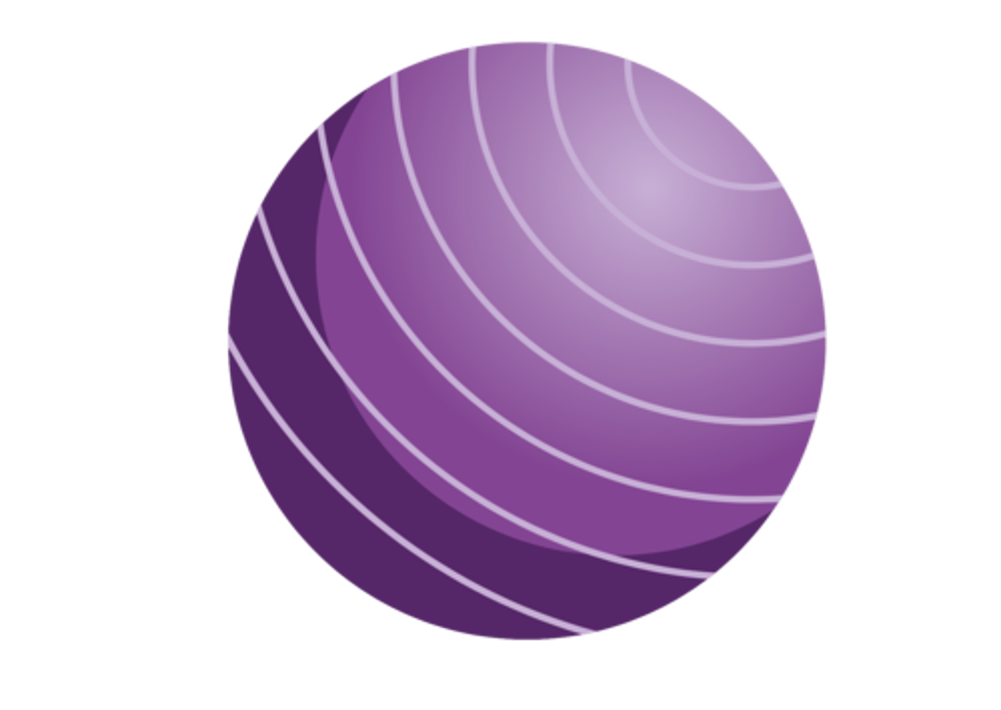 <p>a large ball often used for different exercises, it has got different names like fitness ball , gym ball, yoga ball</p>