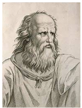 <p>In ____ describes five possible regular solids that relate to the golden ratio.</p>