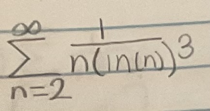 <p>Determine if the series is convergent or divergent. If the series converges, find its sum (if it’s a geometric or telescoping series)</p>