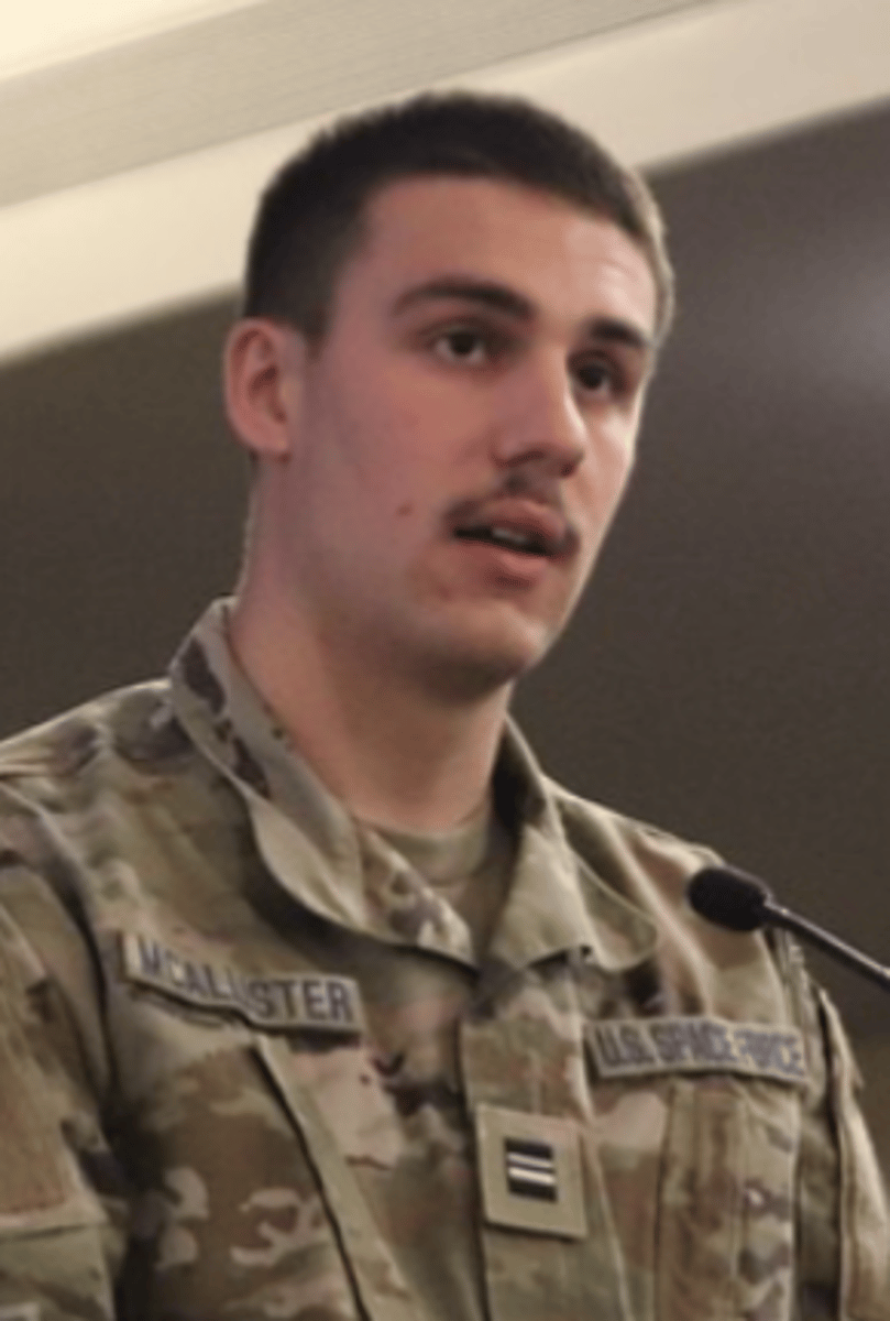 <p>Cadet Colonel Kevin P. McAllister</p>