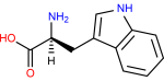 <p>R = CH₂–indole ring</p>
