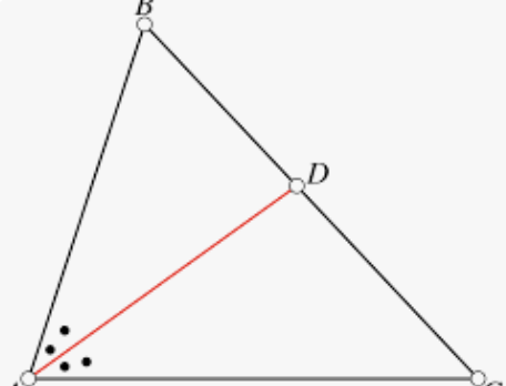 <p>a line, segment, or ray that divides an angle into two equal parts</p>