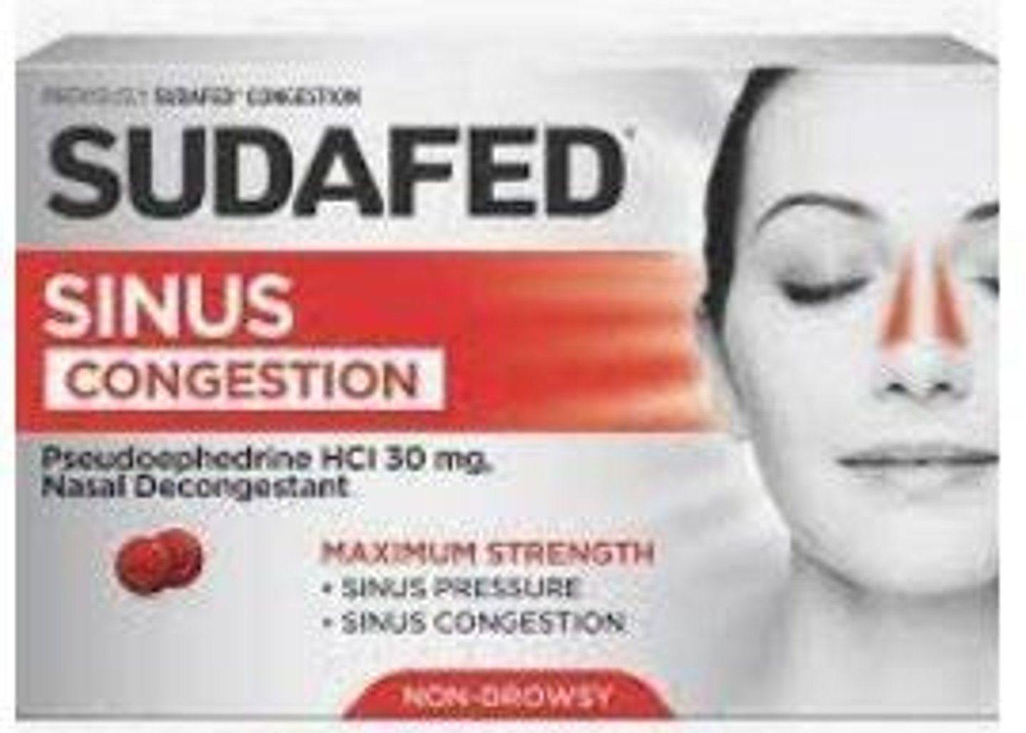 <p>Pseudoephedrine.</p>