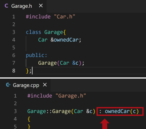 <p>another way to initialize variables, including references, in a class constructor</p><p>a list of the values to use to initialize attributes</p>