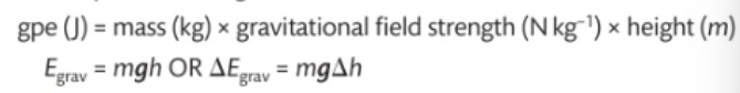 <p>The energy of an object stores by its virtue of its position in a gravitational field</p>