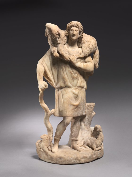 <p>(Early Christian) The Good Shepherd: Made in-</p>