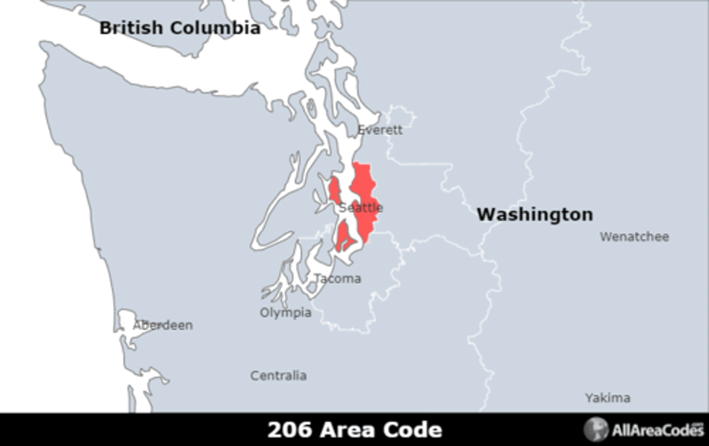 <p>Area code 206 is the area code for Seattle, WA and the surrounding areas. It is the only area code that serves the area.</p>
