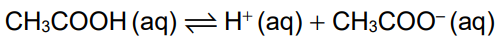 <ul><li><p>equilibrium shifts to the ethanoic acid side </p></li><li><p>CH<sub>3</sub>COOH/CH<sub>3</sub>COO<sup>-</sup> ratio virtually/mostly unchanged </p></li><li><p>[added acid is neutralised by ethanoate ions]</p></li></ul><p></p>