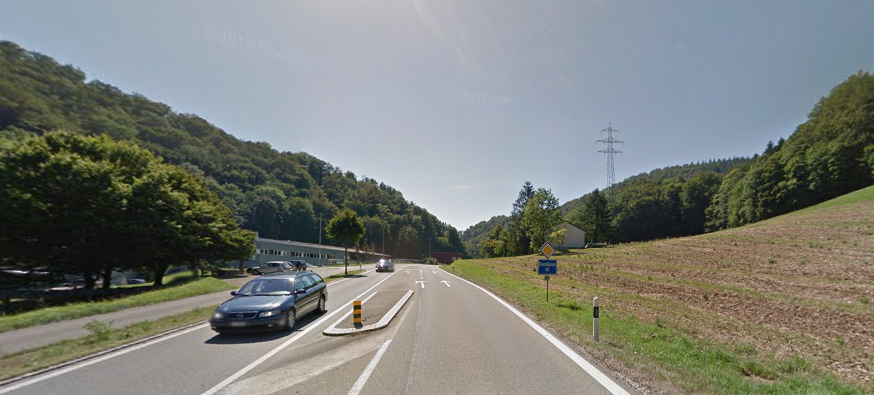 <p>Very mountainy region. The car outline can often be seen because of the low camera</p>