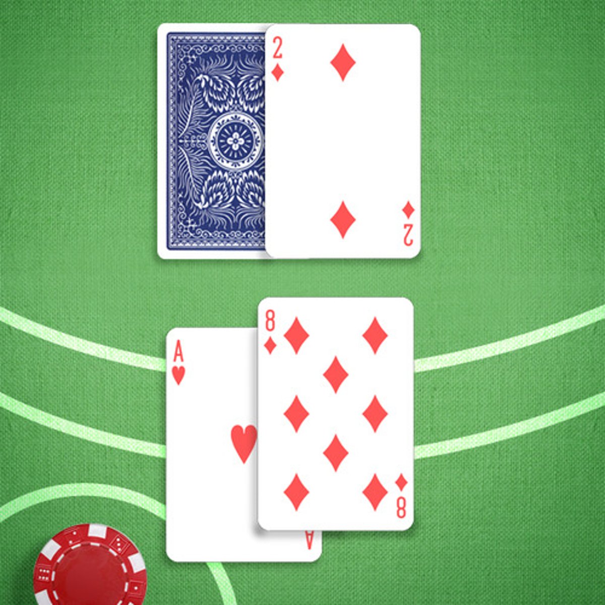 <p>You: 19</p><p>Dealer's Upcard: 2</p>