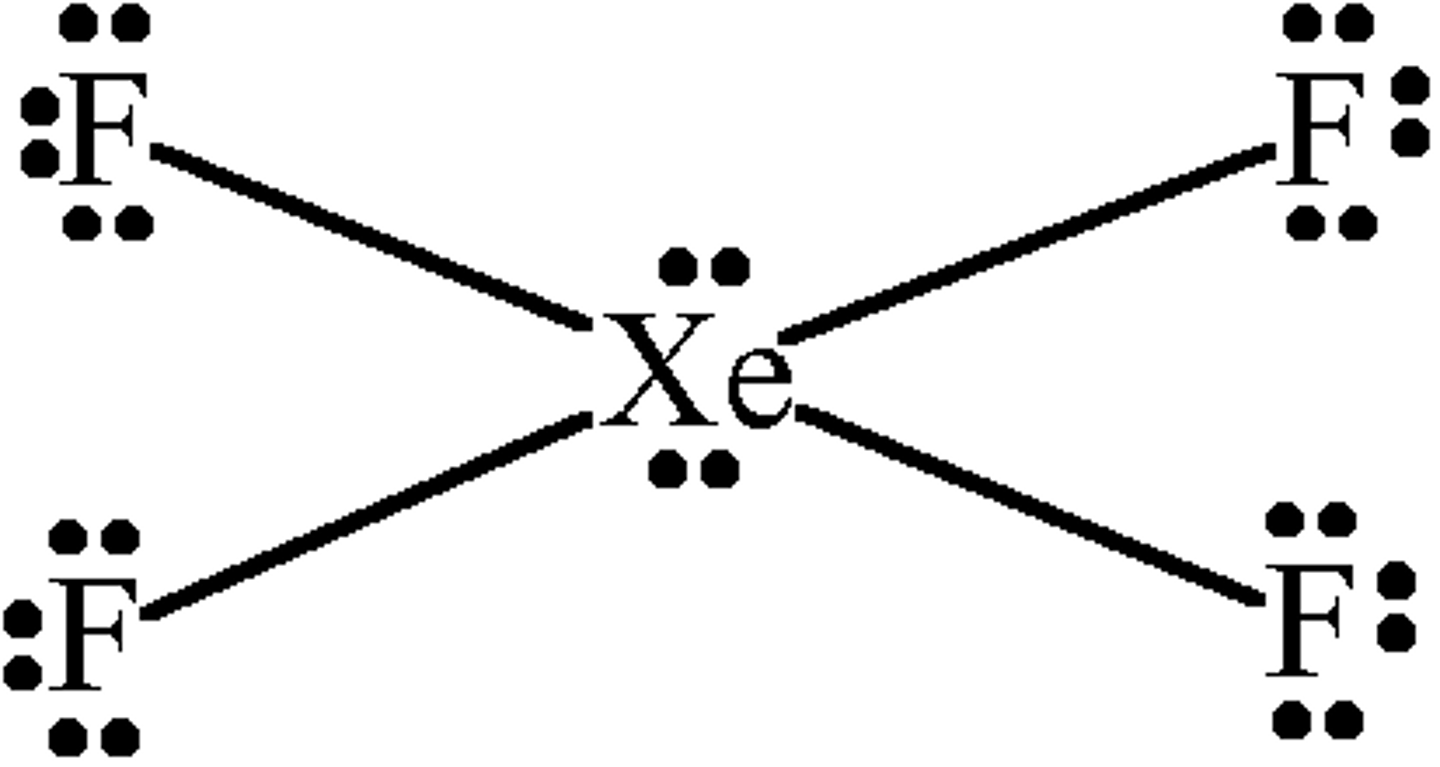 <p>4 bonds, 2 lone pairs</p>