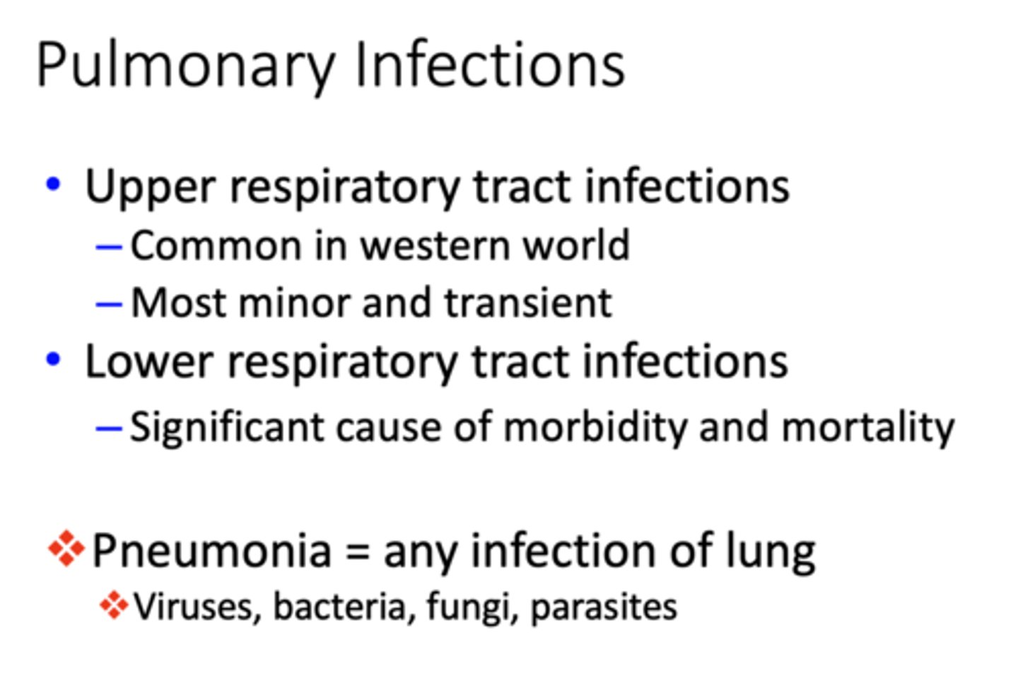 <p>pneumonia</p>