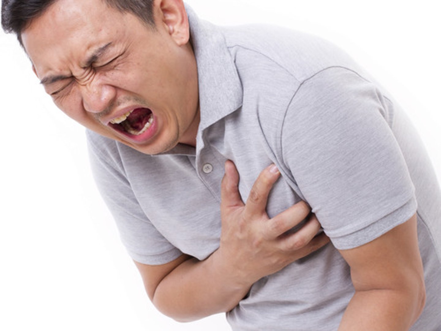 <p>- chest pain</p><p>- chest heaviness</p><p>- pale skin</p><p>- weak pulse</p><p>- nausea</p><p>- vomiting</p><p>- pain radiating to left arm</p><p>- indigestion</p><p>- shortness of breath</p><p>- sweating</p>