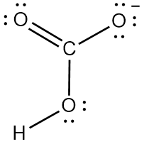 <p>HCO<sub>3</sub><sup>-</sup></p>