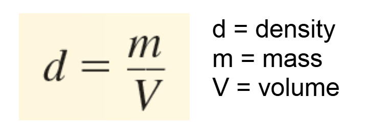 <p><span>density</span></p>