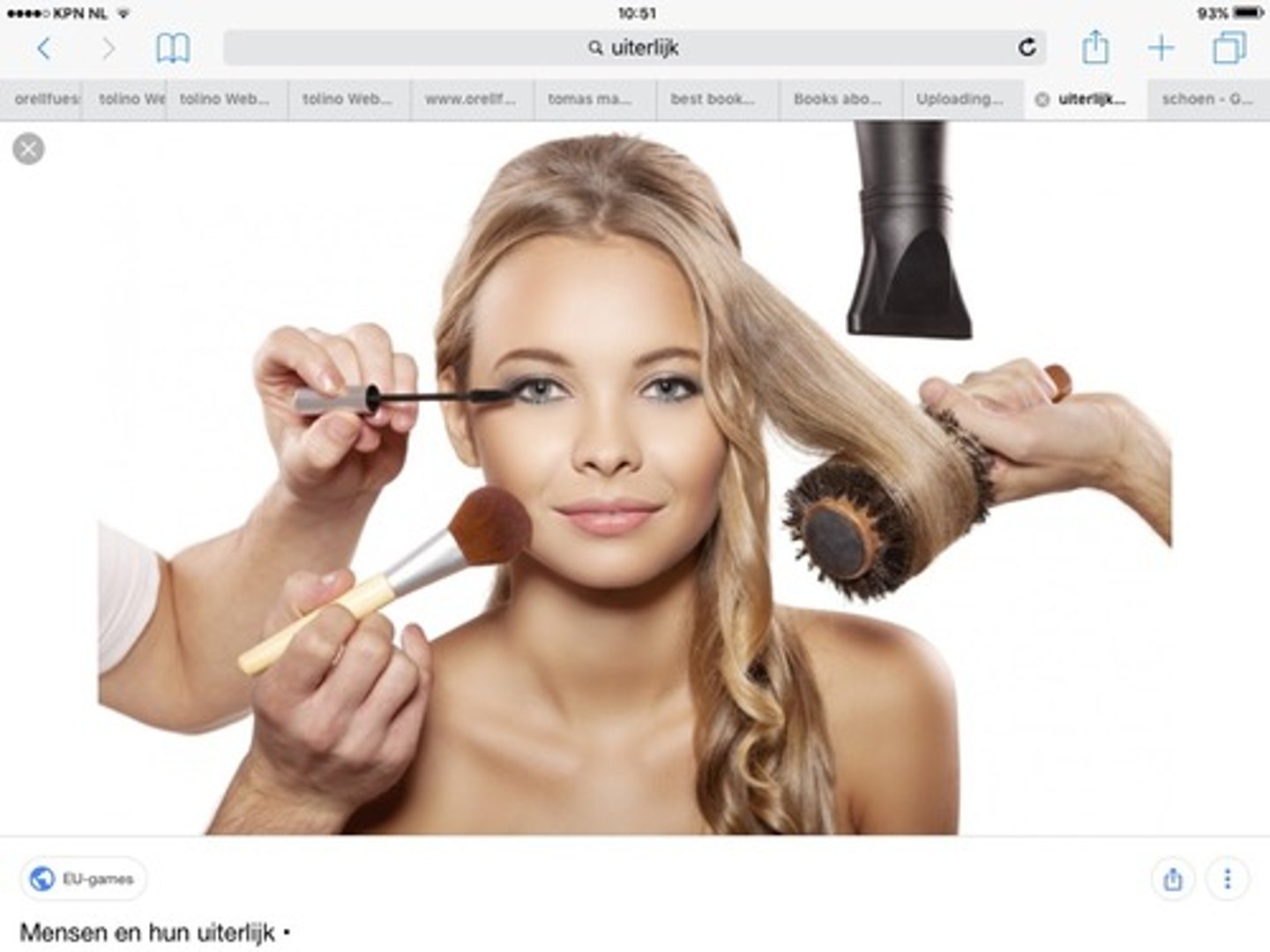 <p>Hoe je eruitziet; de buitenkant van een persoon.</p>