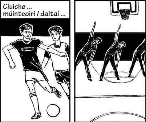 <p>Pictiúr 2, Abairt 2 - They were very competitive.</p>