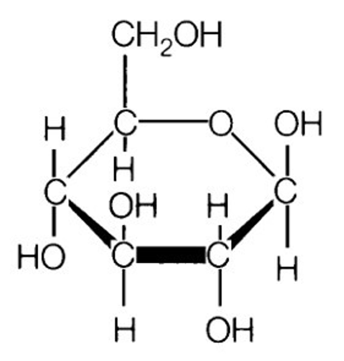 <p>-contains, C, H, and O</p><p>-formula (of monomers): (C₁H₂O₁)ₙ *where n can be 3, 4, 5, or 6</p><p>-take on a ring structure in aqueous solution</p><p>-glucose: C₆H₁₂O₆ (a subunit of both glycogen and starch)</p>