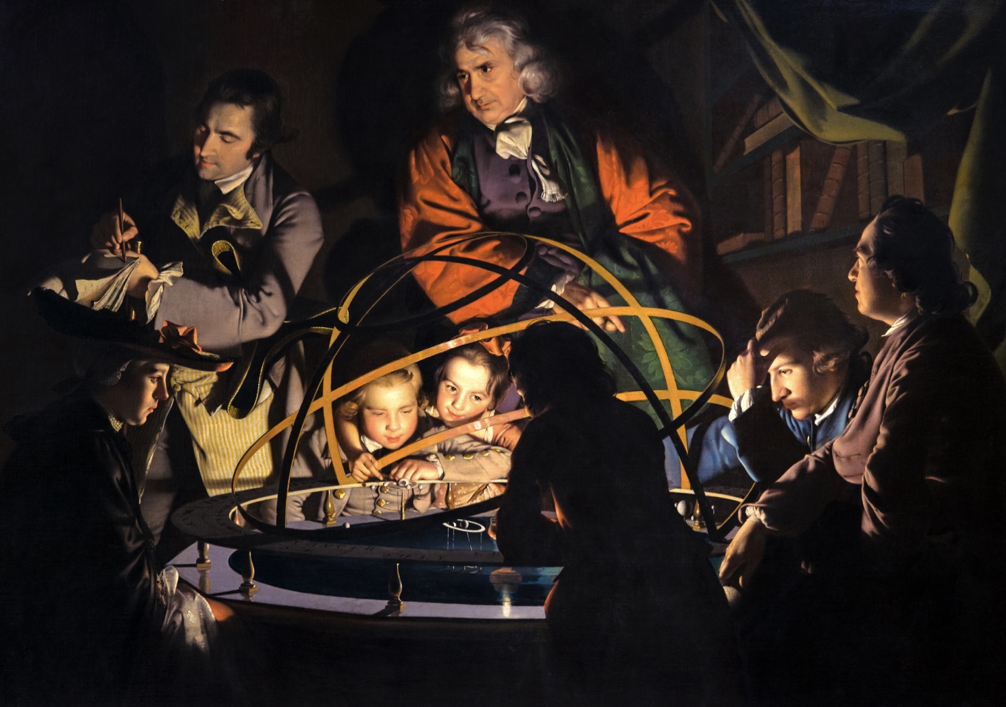 <p>A Philosopher Lecturing on the Orrery, 1766</p>