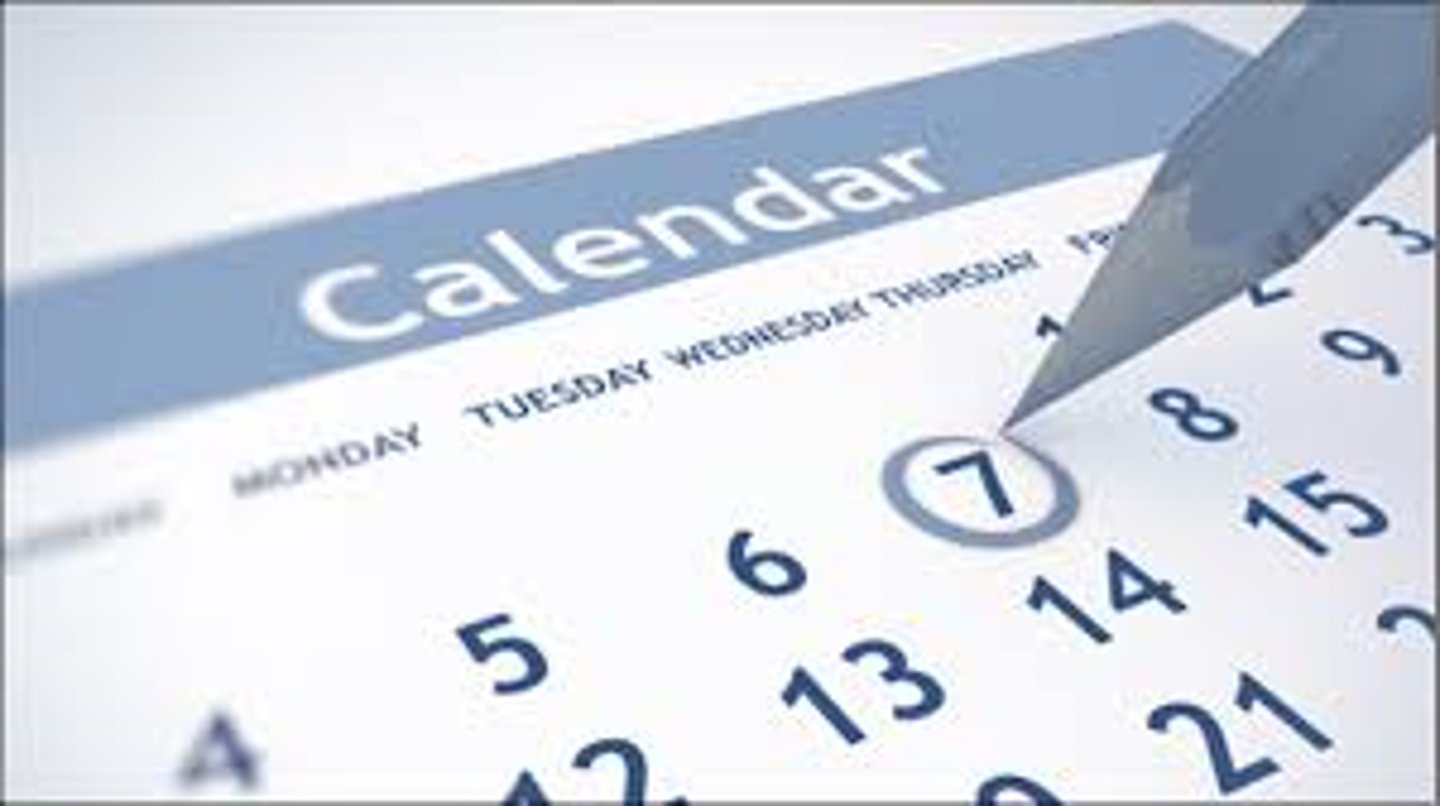 <p>to set a date/ make an appointment</p>