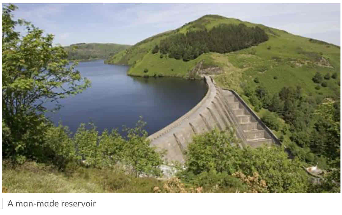 <p>Trap water, which builds up behind it, forming a reservoir. This water can be released in a controlled way. </p>