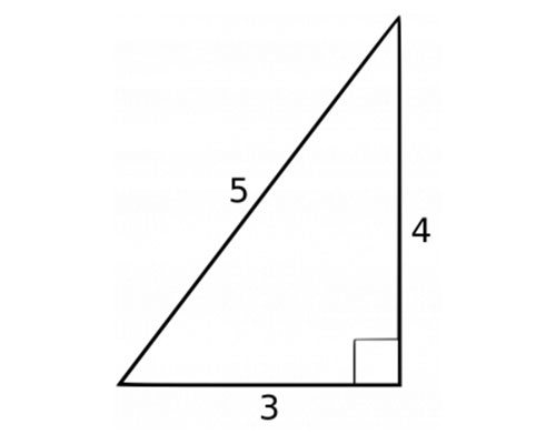 <p>A 3-4-5 triangle and it’s multiples (6-8-10, 9-12-15, 15-20-25) can only be used on…</p>