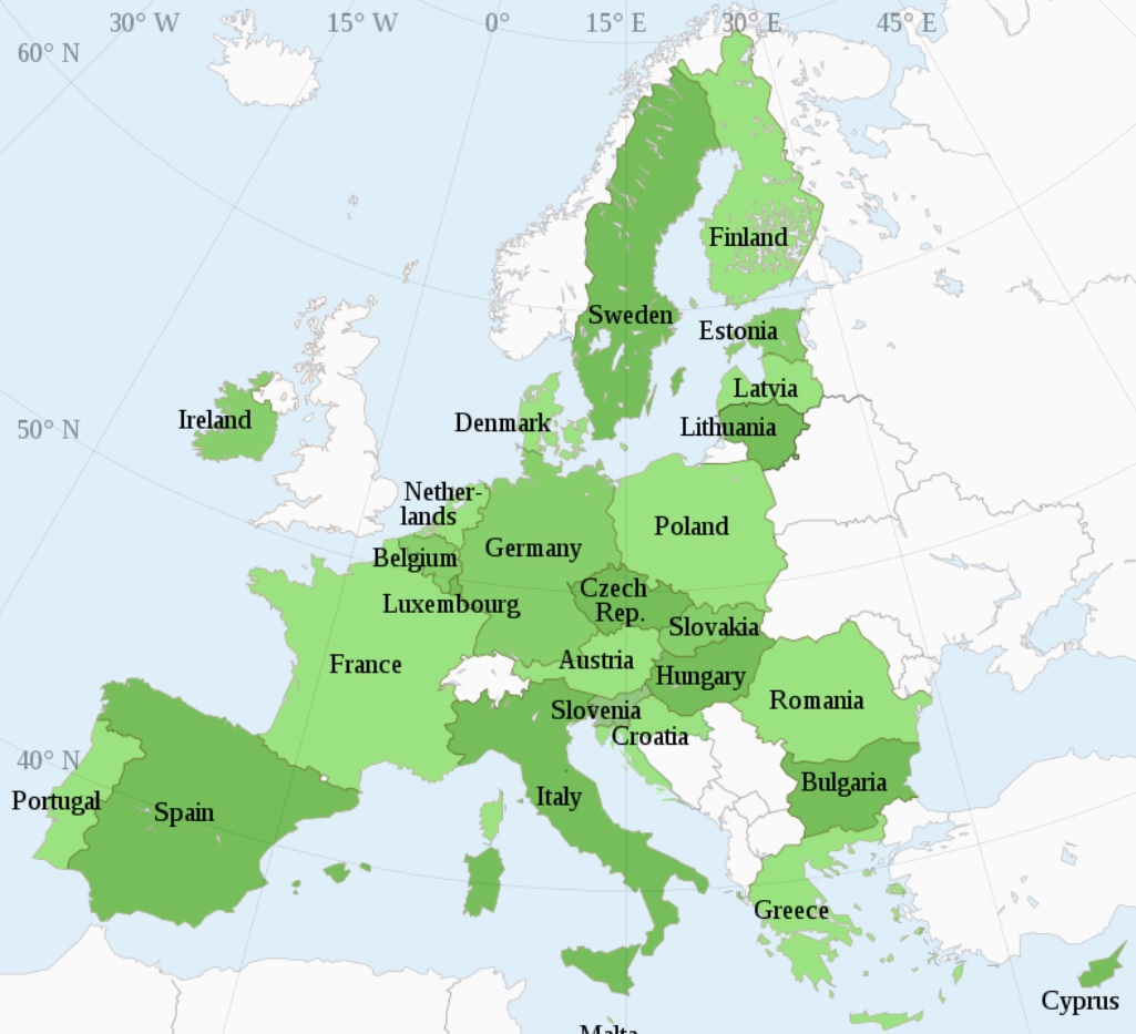 <p>Economic alliance of European nations that coordinate trade, immigration and labor policies, making its members one economic unit</p><p>Free trade agreement with tariff and non-tariff barriers removed to create a single market </p>