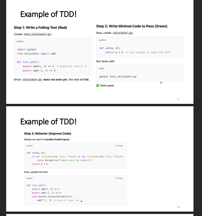 <p>- Traditionally: after code- </p><p>In XP (TDD): before code (Add test → fail → write code → test passes → refactor)</p>