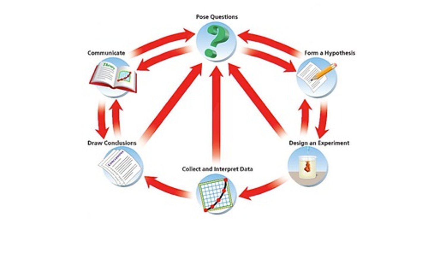 <p>The ongoing process of discovery in science;</p>
